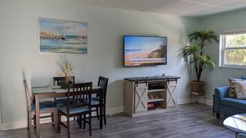 Smart TV, DVD player, video library