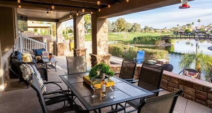 Ocotillo Lakes house, golf views, pool heater, BBQ