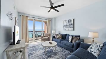 TV, DVD player, table football, ping pong