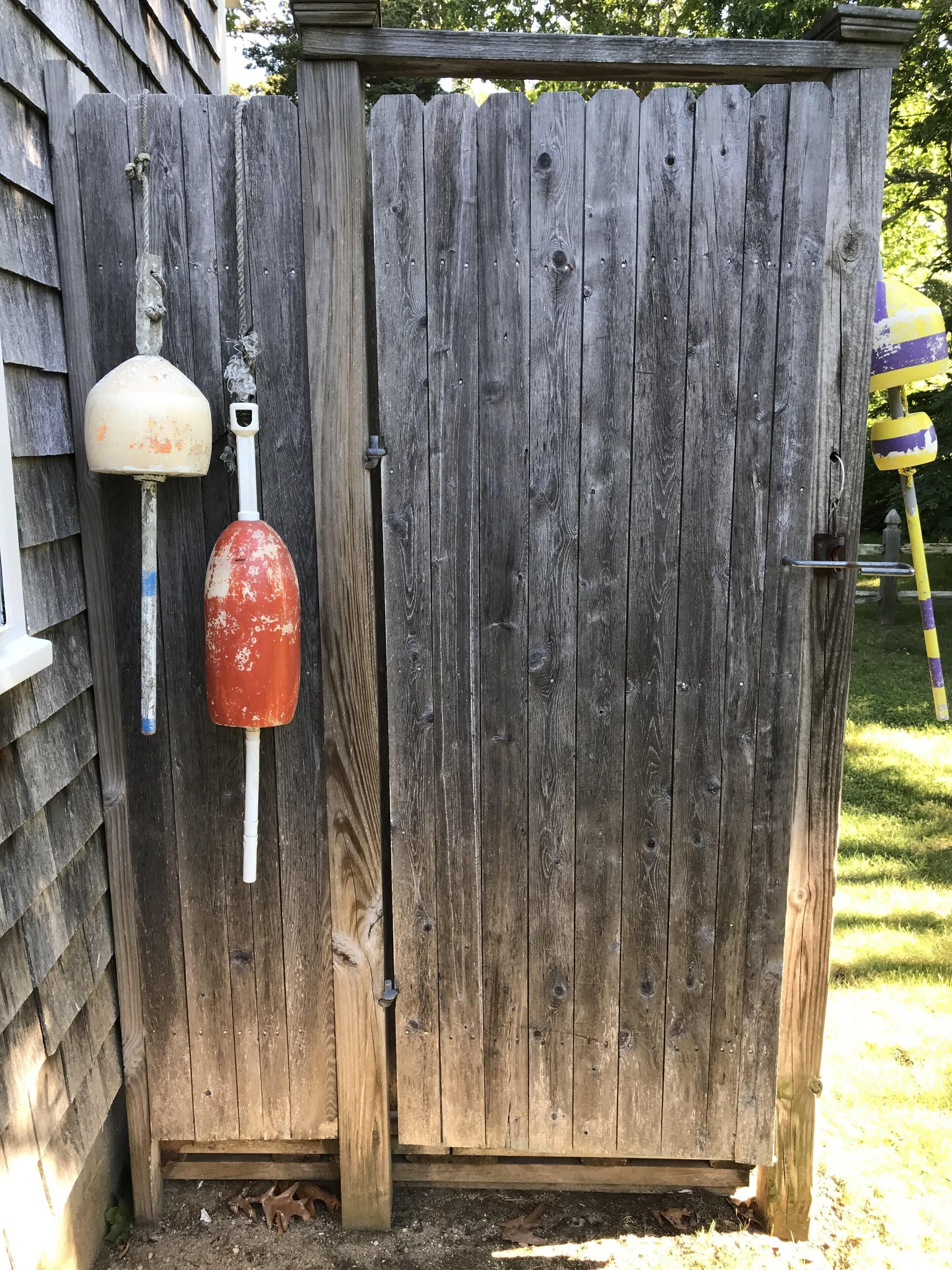 Large Outdoor Shower for after the beach