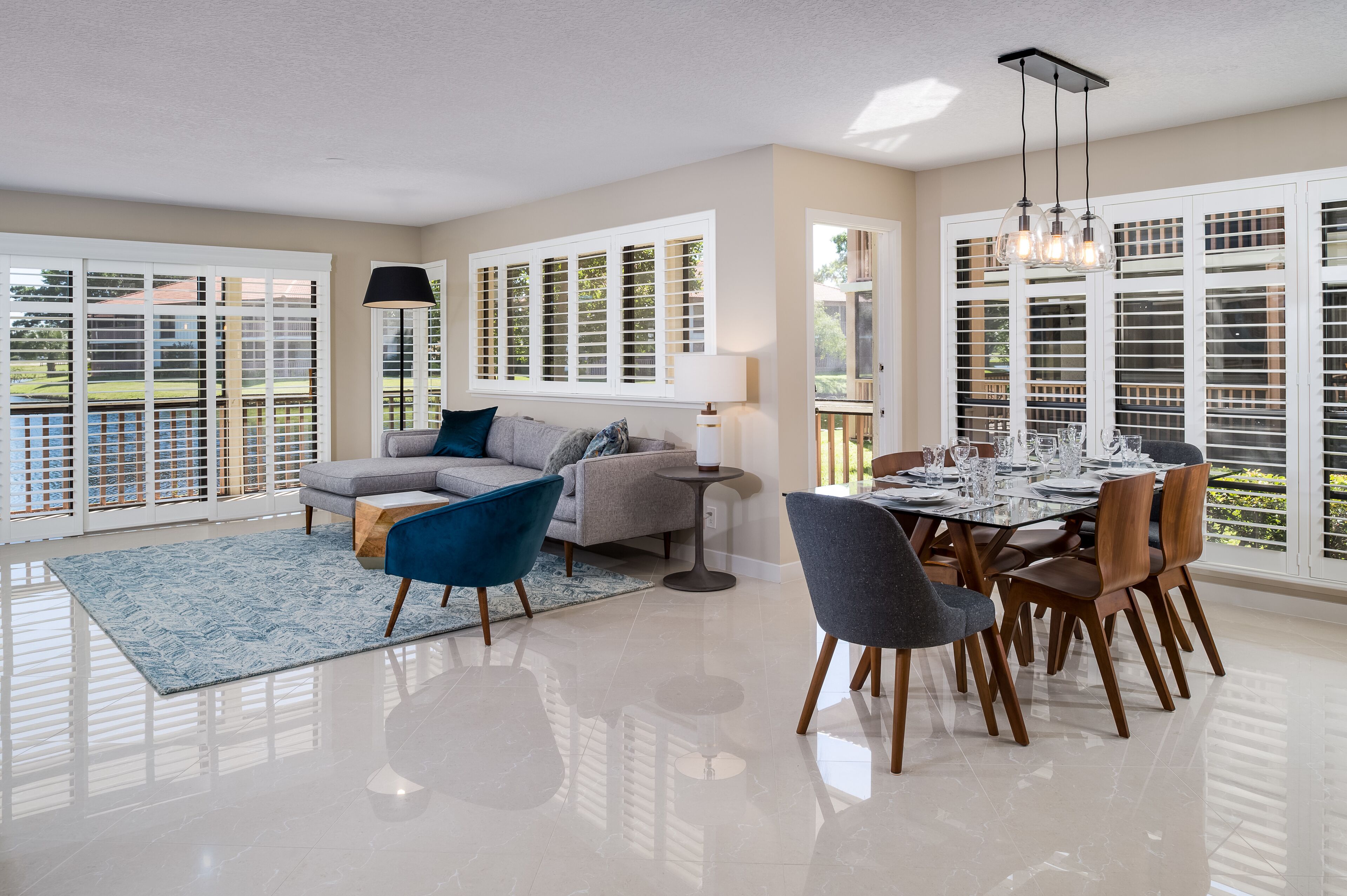 Private Entance Home on Squire Golf Course at PGA National with 180º Water Views