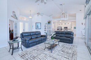 Una Smart TV, una oficina