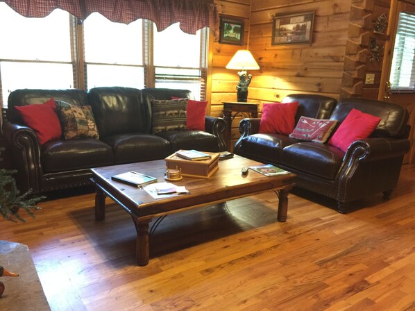 TV, fireplace, stereo