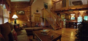 TV, fireplace, stereo