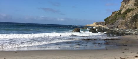 Sun-loungers, beach towels