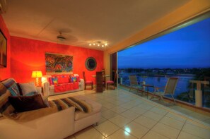 Smart TV, DVD player, music library, video library
