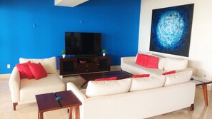 TV, Netflix, Hulu, DVD player