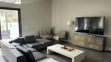 Télévision, cheminée, jeux vidéo, Netflix