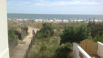 Private beach, sun loungers