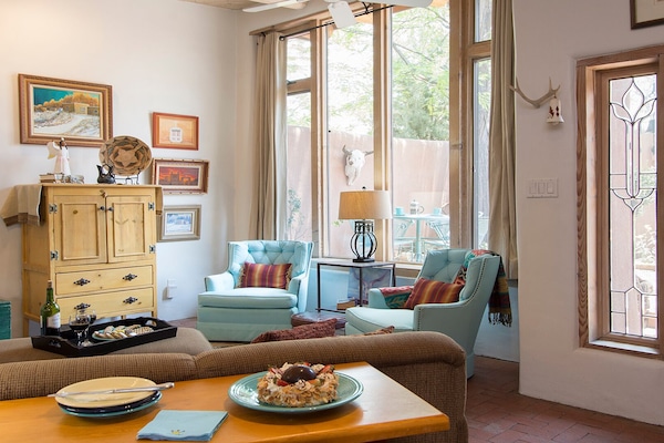 Wonderful Southern light and view to the front Patio