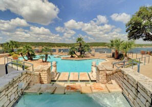 Indoor pool, a heated pool - Lake View - Gorgeous Lake Travis Island Condo!!! (Lago Vista)