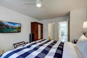 2 chambres, fer et planche à repasser, Wi-Fi gratuit, draps fournis