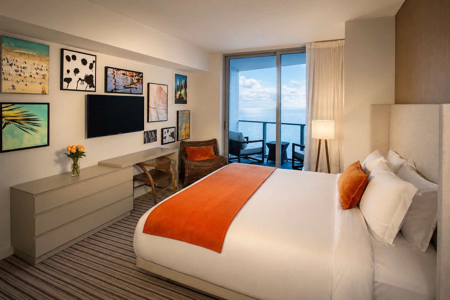 2 bedrooms, in-room safe, iron/ironing board, WiFi