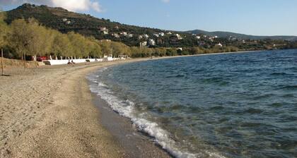 Sunset view house overlooking the bay