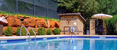 Beheizter Pool