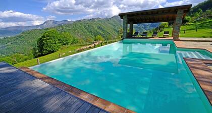 Romántico apartamento en la Toscana villa campo, maravillosa vista de la naturaleza