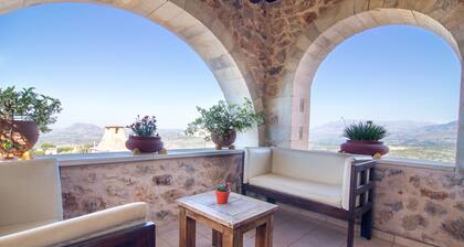 Violetti huvila Malotira - 1 makuuhuone - veranta - kattoterassi - vuoristo- ja merinäköala