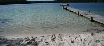 Cottage on Beautiful Long Pond  with Fantastic Sandy Lakefront Beach