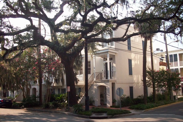 Outside of the house