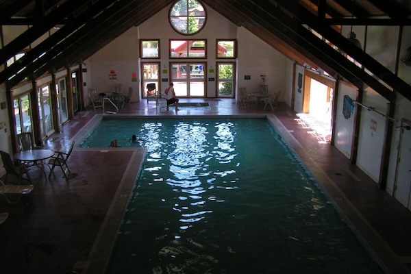 Pristine Clubhouse pool and 12 person hot tub.
