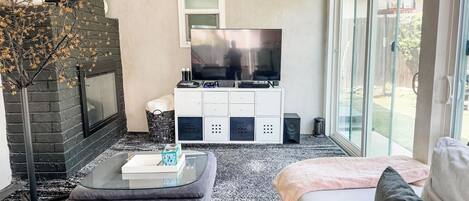 2 bedrooms, in-room safe, iron/ironing board, travel crib