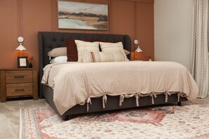 1 bedroom, iron/ironing board, travel crib, WiFi