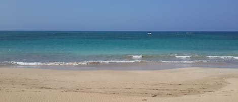 On the beach