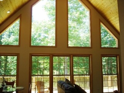 Romantic Mountain Chalet with Stream & Gazebo  