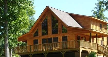 Romantic Mountain Chalet with Stream & Gazebo  