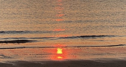 Fenced lot,dog friendly, strong WIFI, beach view, fire pit, budget, best memory