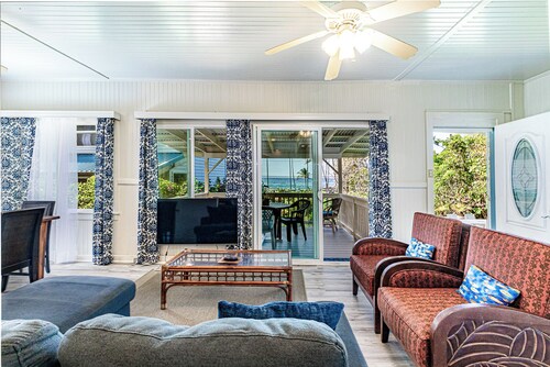Best Hilo Location @ Richardsons Beach Park, Swimming, Snorkeling Sleeps 8-Save$