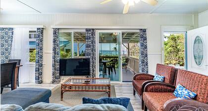 Best Hilo Location @ Richardsons Beach Park, Swimming, Snorkeling Sleeps 8-Save$