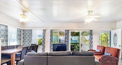 Best Hilo Location @ Richardsons Beach Park, Swimming, Snorkeling Sleeps 8-Save $