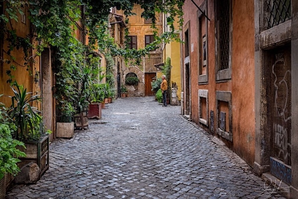 Vicolo dellaTorre in summer