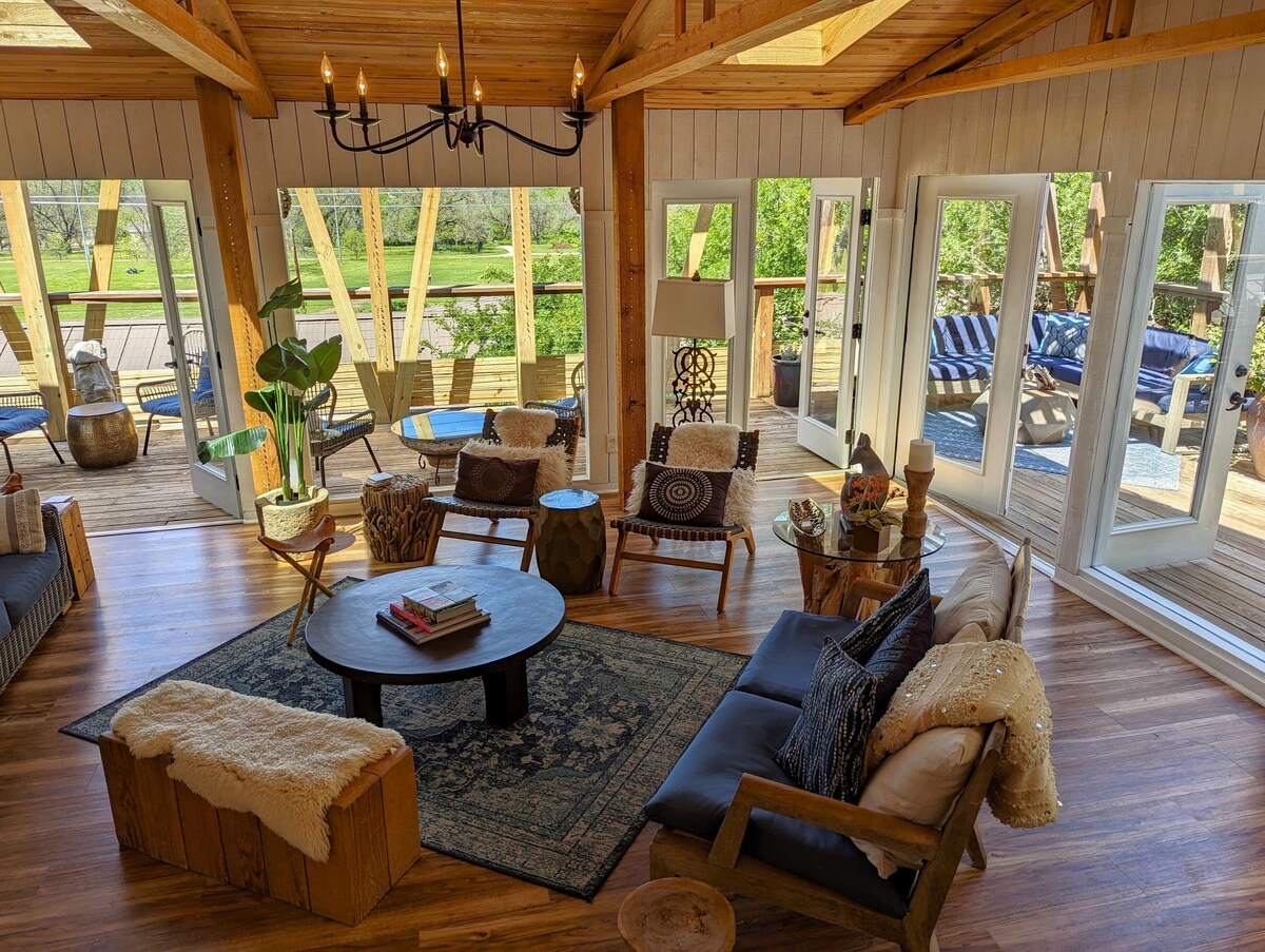 Photo 99 of Glass Treehouse WINTER EXOTIC--KAYAK-SUP/Bike/Hike/POOL-LAKE-RIVER-GARDENS-FOOD