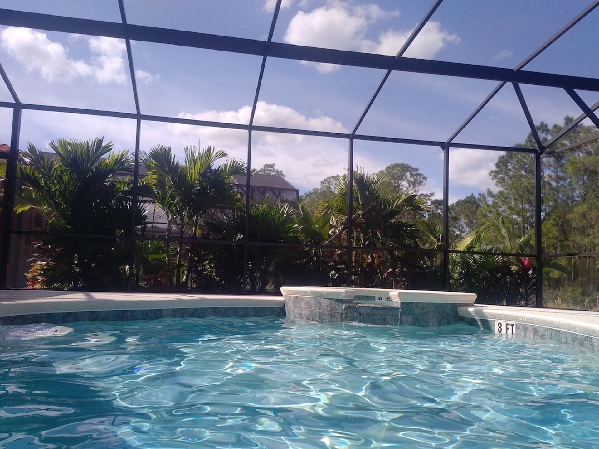 Alberca al aire libre 