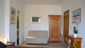 Desk, iron/ironing board, travel cot, free WiFi