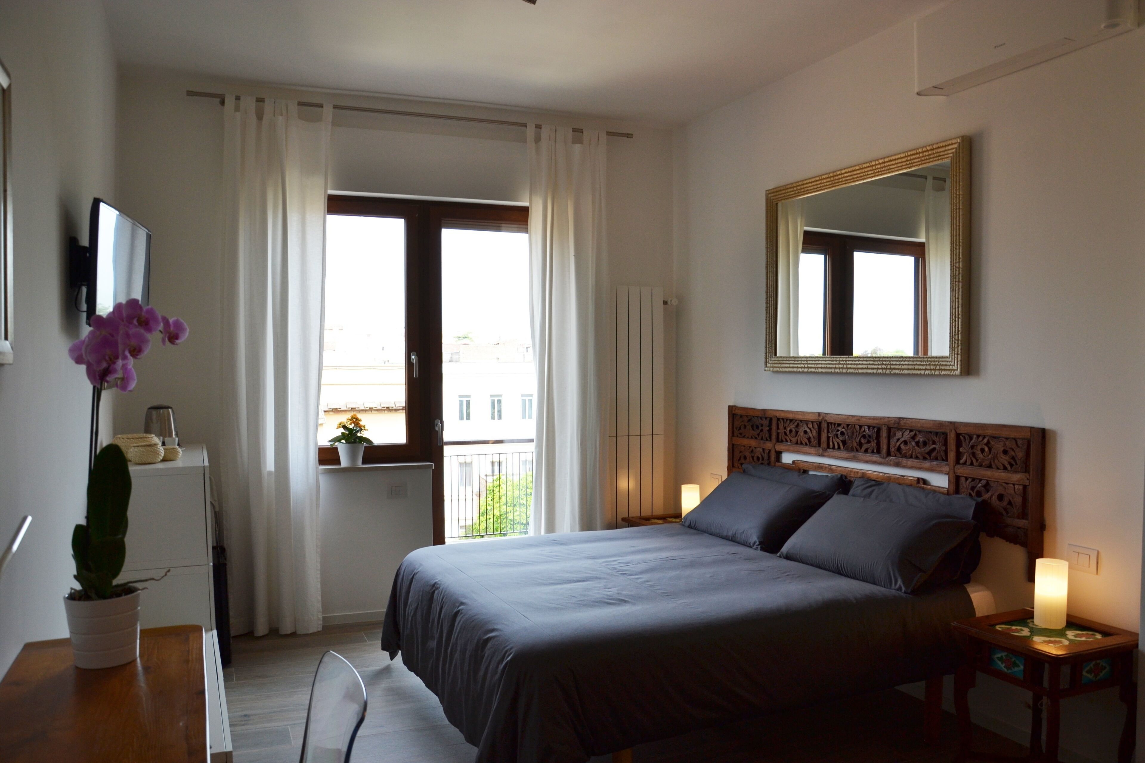 Desk, iron/ironing board, travel crib, free WiFi