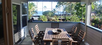 Paras Hilo-sijainti. Ylellinen Ocean Frt, musta hiekka ja kilpikonnat @ Richardsons Beach
