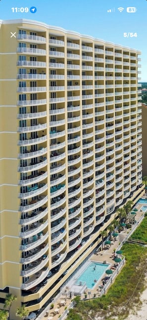 Exterior - Last minute availability in early August gulf front with prepaid beach chairs (Panama City Beach)