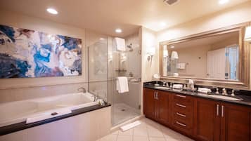 Bathtub, hair dryer, towels