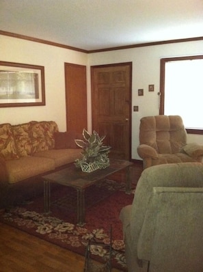 Télévision, lecteur de DVD, livres, chaîne hi-fi