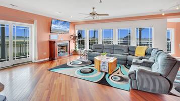 Smart TV, books, music library, video library