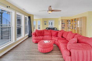 Smart TV, books, music library, video library