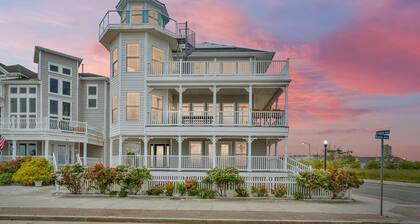 ❤️The Corner Beach House! ¡GARANTIZADAS LAS MEJORES vistas del océano y la entrada en Atlantic City!