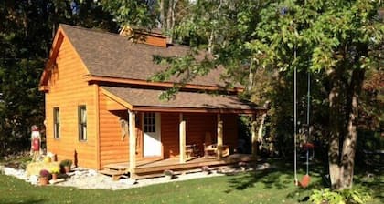 Minuuttia VSF: ään,<br>Muistien tekeminen Log Cabin So Vt Suuri vaellus ja uinti.