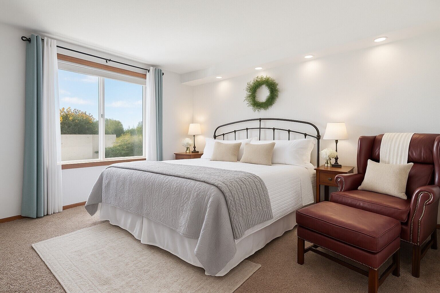 2 bedrooms, desk, iron/ironing board, free WiFi