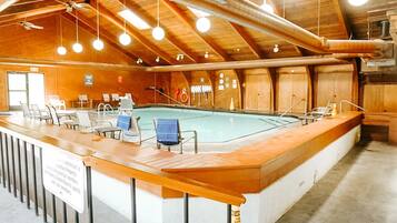 Indoor pool, a heated pool