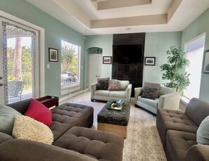 Smart TV, books, music library, video library