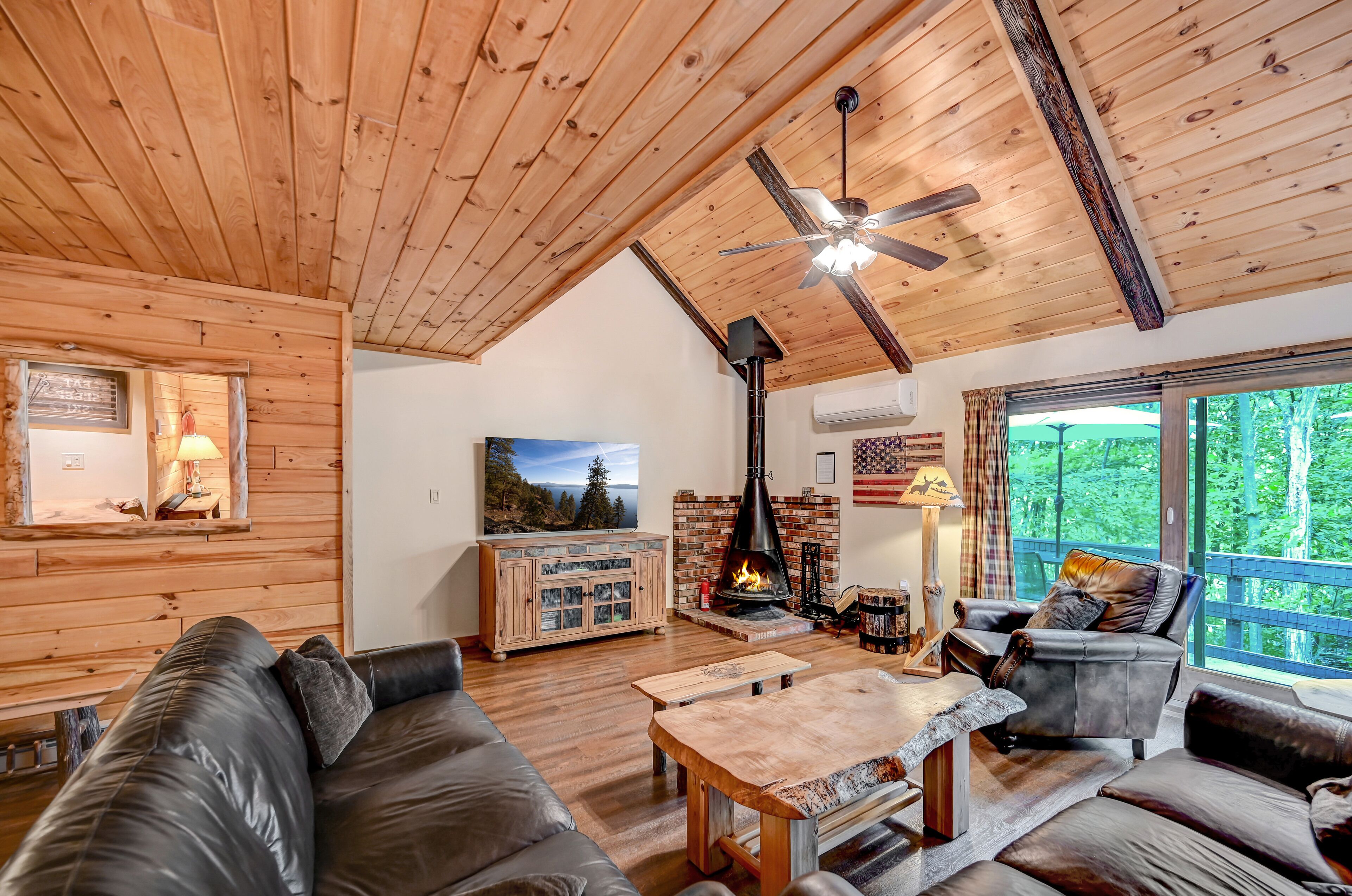 Smart TV, fireplace, video games, Netflix